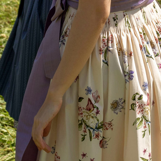 Unterseite Dirndl, Nahaufnahme angezogen